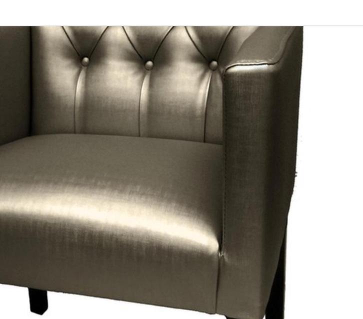 Luxe eetkamerstoelen – Erik Kuster look-a-like (2 stuks), Huis en Inrichting, Stoelen, Zo goed als nieuw, Twee, Stof, Overige materialen