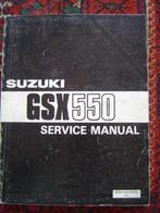 SUZUKI GSX550 1983 service manual GSX 550 werkplaatsboek, Motoren, Handleidingen en Instructieboekjes, Suzuki