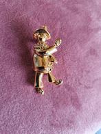 mooie goudkleurige broche clown, Ophalen, Goud, Overige materialen