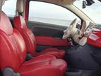 Fiat 500C Cabrio 1.2 Lounge | Leder | Uniek (bj 2011), Auto's, Euro 5, Gebruikt, 4 cilinders, Cabriolet