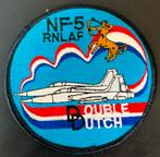 Patch NF-5 RNLAF Double Dutch, Verzamelen, Ophalen of Verzenden, Zo goed als nieuw, Patch, Badge of Embleem