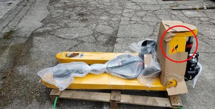 Flinke korting: Volledig Elektrische palletwagen met krasje, Hobby en Vrije tijd, Overige Hobby en Vrije tijd, Nieuw, Ophalen of Verzenden