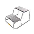 MILENCO Dubbele Alu Opstapje, Www.kampeerkoopje.nl, Info@kampeerkoopje.nl, Nieuw, Ophalen of Verzenden