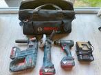 Bosch Professional Accu Combiset 3-delig 18V 4.0Ah, Ophalen of Verzenden, Gebruikt