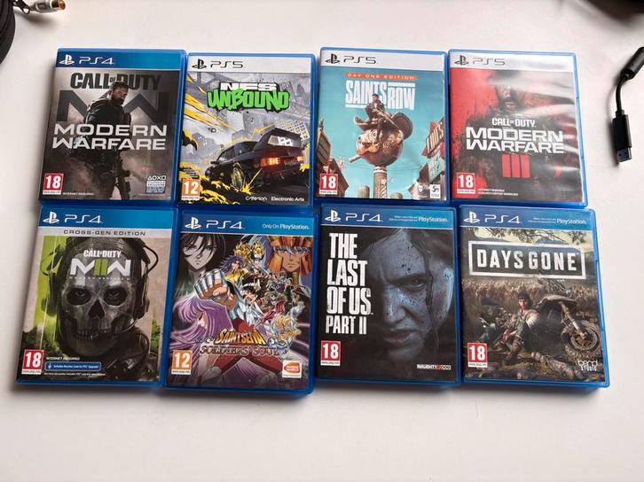PS4 & PS5 Games Pakket – Compleet en in goede staat, Spelcomputers en Games, Games | Sony PlayStation 5, Zo goed als nieuw, Ophalen of Verzenden