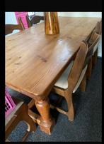 Mooie eettafel voor jou ! + 6 stoelen, Huis en Inrichting, Tafels | Eettafels, Ophalen, Vijf personen of meer, Rechthoekig, 50 tot 100 cm