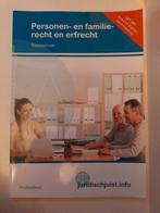 Theorieboek Personen- en familierecht en erfrecht, Overige vakken, Zo goed als nieuw, Overige niveaus, Boomberoepsonderwijs