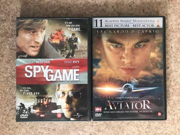 Dvd Spy game en Aviator per stuk In goede conditie beschikbaar voor biedingen