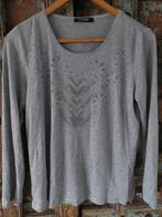 Pakket met 3 damestruien mt s/m ijsblauw en grijs/zilver, Kleding | Dames, Ophalen of Verzenden, Zo goed als nieuw, Maat 36 (S)