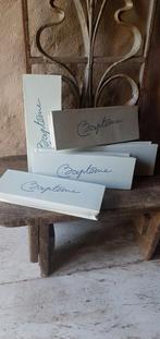 set(5)pastelblauwe doopsuiker doosjes chocolade doosjes, Antiek en Kunst, Curiosa en Brocante, Ophalen of Verzenden