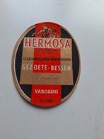 Etiket Hermosa gezoete-bessen., Ophalen of Verzenden, Zo goed als nieuw, Overige typen