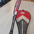 Dunlop squashracket, Sport en Fitness, Squash, Gebruikt, Ophalen of Verzenden, Met hoes