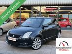 Suzuki Swift 1.6 Sport stoelverw. lmv ecc goedestaat, Voorwielaandrijving, 1005 kg, Gebruikt, Zwart
