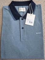 Gant Heren Katoenen Regular Fit 4-Kleuren Oxford Piqué Polos, Blauw, GANT, Ophalen of Verzenden, Maat 56/58 (XL)
