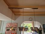 Vintage hanglamp van staal, Ophalen, Gebruikt, 75 cm of meer