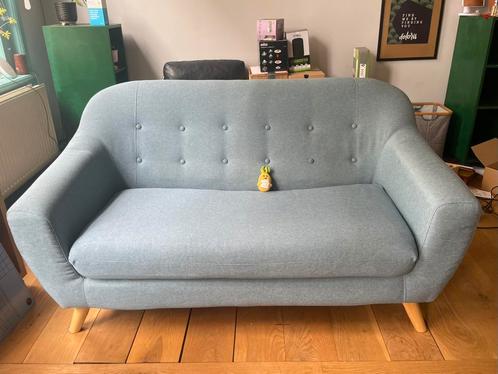 Tweezitsbank Lichtblauw van Sklum 2021 (in goede staat), Huis en Inrichting, Banken | Sofa's en Chaises Longues, Gebruikt, Tweepersoons