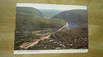 Niet gelopen fotokaart aerial view Delaware water gap beschikbaar voor biedingen