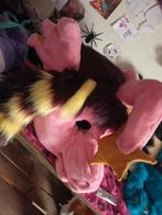 Fursuit head pinkkk mq, Ophalen of Verzenden, Zo goed als nieuw