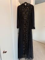 Avondjurk in zwart goud in maat M, Ophalen of Verzenden, Zo goed als nieuw, Zwart, Galajurk