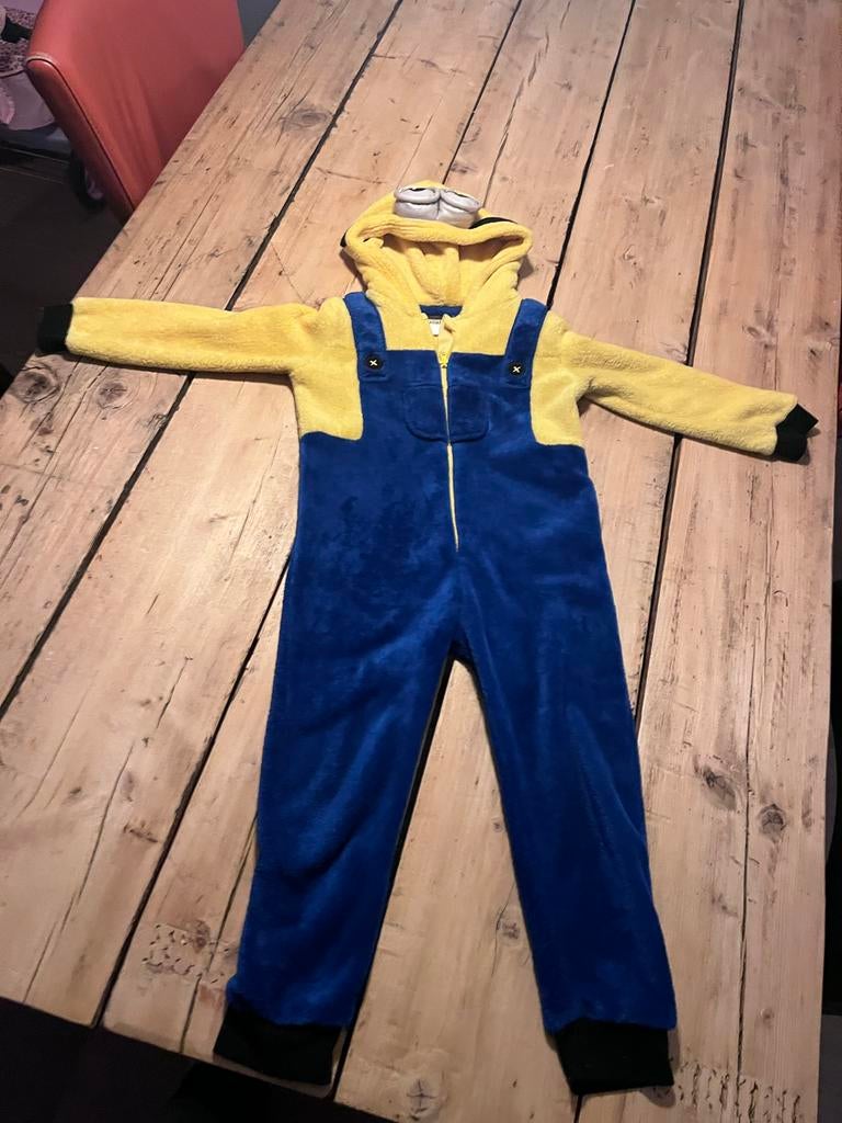 Minion Onesie Maat 4-5 Jaar, Ophalen of Verzenden, Zo goed als nieuw, Jongen of Meisje