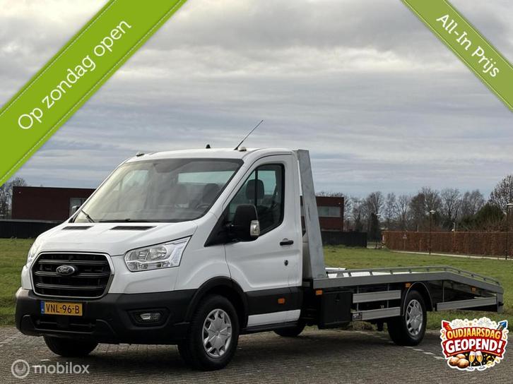 Ford Transit 350 2.0 TDCI L4H1 - NAP - CARPLAY - NETTE STAAT, Auto's, Bestelauto's, Bedrijf, Te koop, ABS, Airconditioning, Alarm