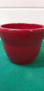 bloempot rood aardewerk, Ophalen of Verzenden