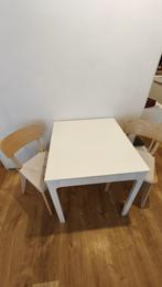 IKEA stoelen (2x) + uitschuifbare tafel (vandaag ophalen), Huis en Inrichting, Tafels | Eettafels, Ophalen, Overige materialen