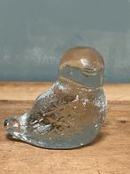 Vintage vogel glas presse-papier Pukeberg Karrstrand Artist, Ophalen of Verzenden