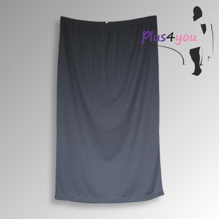 30583 Zgan Zwarte rok mt 50  P20, Kleding | Dames, Grote Maten, Zo goed als nieuw, Rok, Zwart, Ophalen of Verzenden