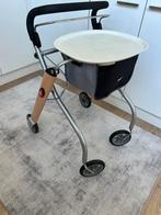 Rollator voor binnen met dienblad, lichtgewicht inklapbaar, Lichtgewicht, Ophalen of Verzenden, Zo goed als nieuw