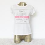 Pull & Bear Shirtje 522 (S) - 521 € 5,-, Wit, Ophalen of Verzenden, Zo goed als nieuw, Korte mouw