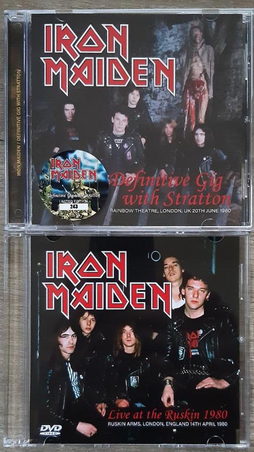 Iron Maiden live 1980 Numbered cd/dvd  Metallica Kiss Accept, Cd's en Dvd's, Cd's | Hardrock en Metal, Zo goed als nieuw, Verzenden