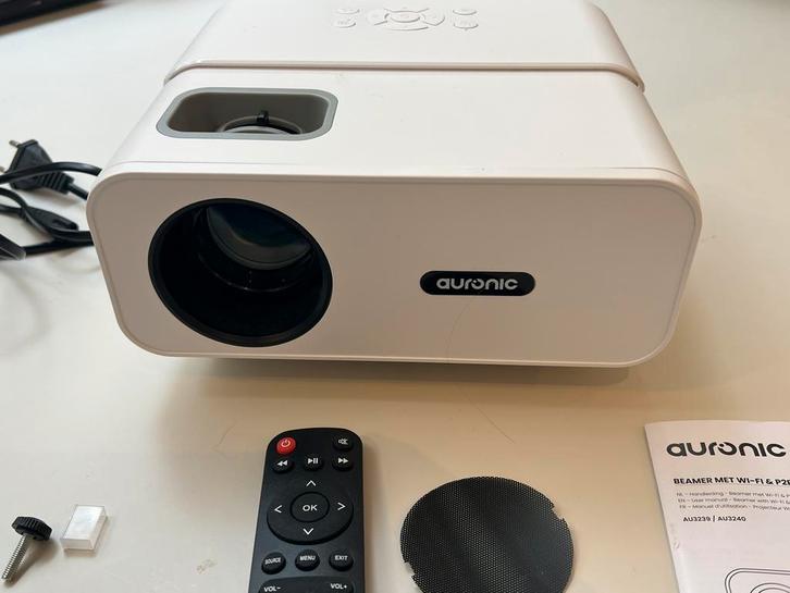 Auronic beamer 10.000 Lumen - wifi projector, Audio, Tv en Foto, Beamers, Zo goed als nieuw, LED, Ophalen of Verzenden