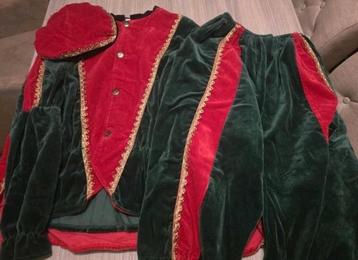 Pietenpak Pieten pak pietenkostuum kostuum maat 52 met cape beschikbaar voor biedingen