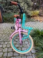 Roze kinderfiets 18 inch perfect Sinterklaas cadeau!, Ophalen, Gebruikt, Handrem, Spirit