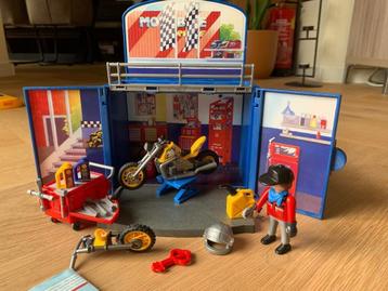 Te koop motorwerkplaats playmobil 6157 beschikbaar voor biedingen