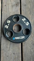 1 Halterschijf PRECOR van 2,5KG 50mm, Ophalen of Verzenden