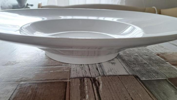 Catering Schaal porselein wit diep, Huis en Inrichting, Keuken | Servies, Zo goed als nieuw, Schaal of Schalen, Overige stijlen