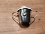 Verzilverde drinkbeker met tuit, Ophalen of Verzenden, Gebruikt, Overige typen