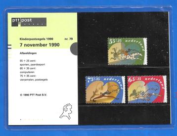 Postzegelmapje 79 - Kinderpostzegels 1990  beschikbaar voor biedingen