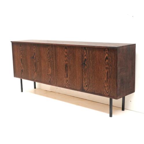 Vintage dressoir wengé jaren '60 '70 midcentury design, Huis en Inrichting, Kasten | Televisiemeubels, Ophalen of Verzenden