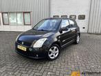 Suzuki Swift 1.5 5DRS Zwart 2007 | Airco | Nieuwe koppeling, Voorwielaandrijving, 15 km/l, 4 cilinders, 400 kg