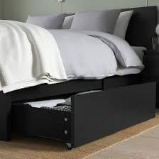 Ikea Malm bed 200 x 140 cms incl 2 lades en lattenbodem - afbeelding 1