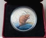 1oz Zilver munt Beaver at Work in proof - Canada 2015, Ophalen of Verzenden, Zilver