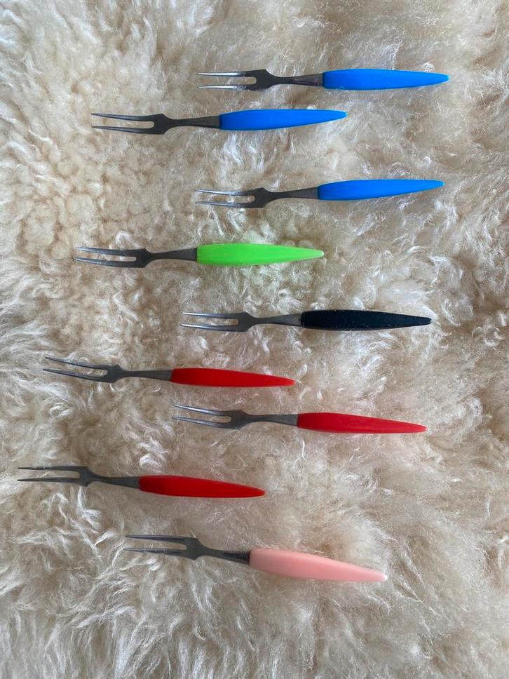 Diverse vintage cocktail vorkjes, Verzamelen, Retro, Huis en Inrichting, Ophalen of Verzenden