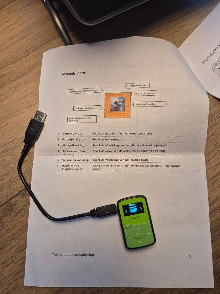 MP3 Clip Sportspeler, Audio, Tv en Foto, Mp3-spelers | Overige merken, Zo goed als nieuw, 10 tot 20 GB, Overige merken, Met radio