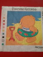 FOREVER FRIENDS Borduurstramien 15x15 cm. (Stof 19x19 cm), Ophalen of Verzenden, Nieuw, Overige typen, Forever Friends