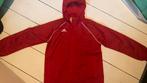 Rode Adidas jack kindermaat 9-10 jaar, Ophalen of Verzenden