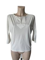 Zenggi shirt lange mouw S, Wit, Ophalen of Verzenden, Zo goed als nieuw, Lange mouw