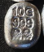 Doodshoofd baartjes 10g per stuk puur silver, Postzegels en Munten, Edelmetalen en Baren, Ophalen of Verzenden, Zilver